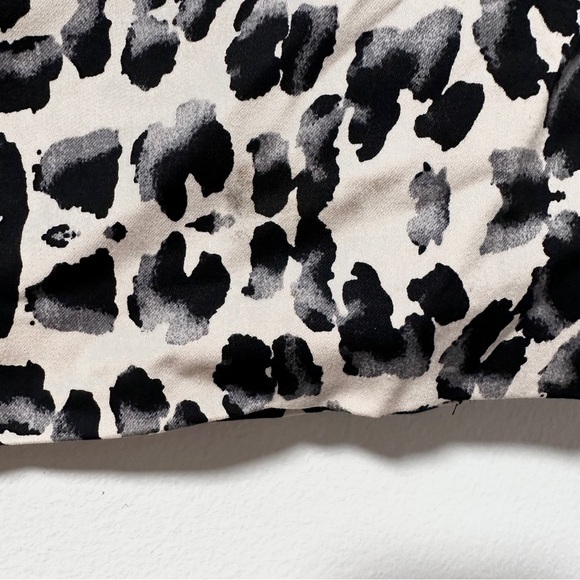 Mossimo Black White Leopard Animal Print Pencil Mini Skirt Women’s Size 18 NWT - Picture 4 of 11